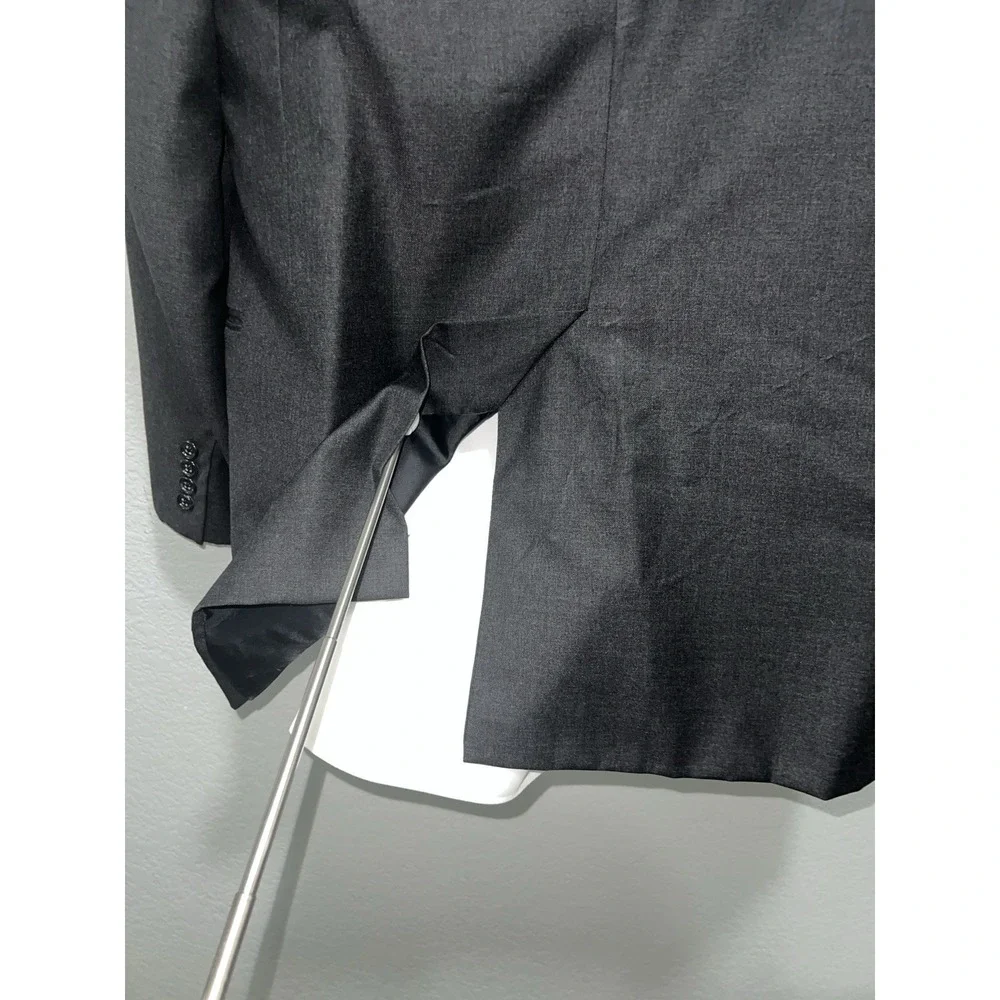 Loro Piana Wool Blazer Mens 40R Gray Boardroom Sport Coat Jacket 2 Button Notch